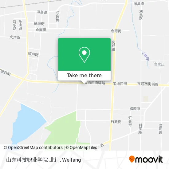 山东科技职业学院-北门 map