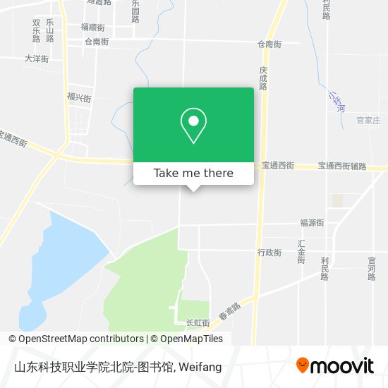 山东科技职业学院北院-图书馆 map