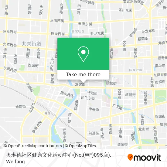 奥琳德社区健康文化活动中心(No.(WF)095店) map