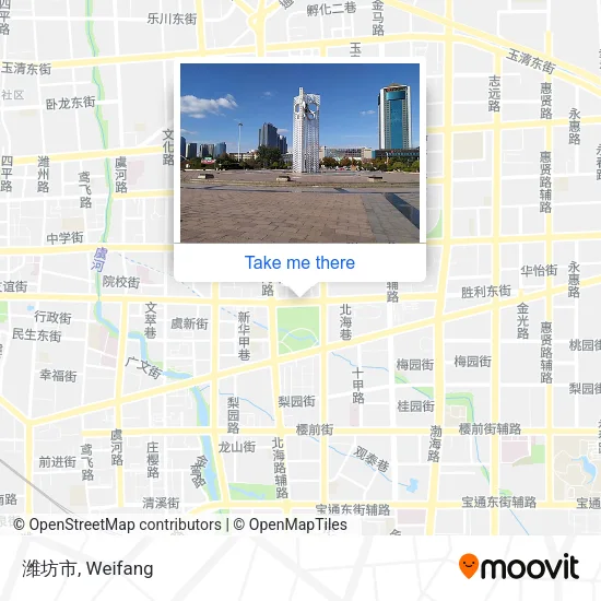 潍坊市 map
