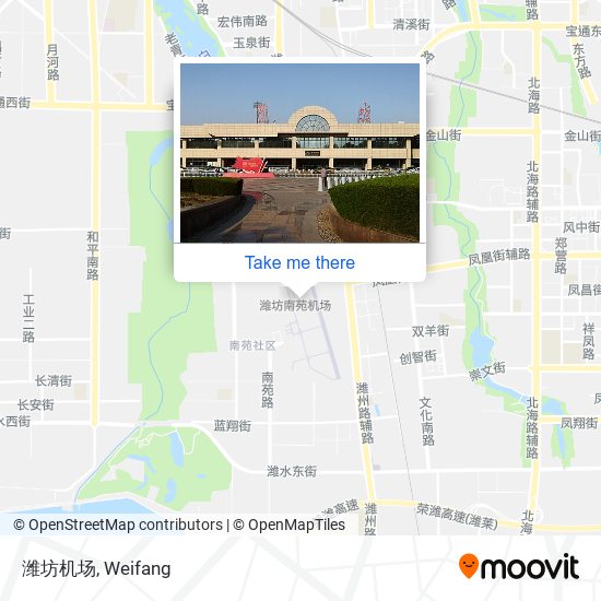 潍坊机场 map