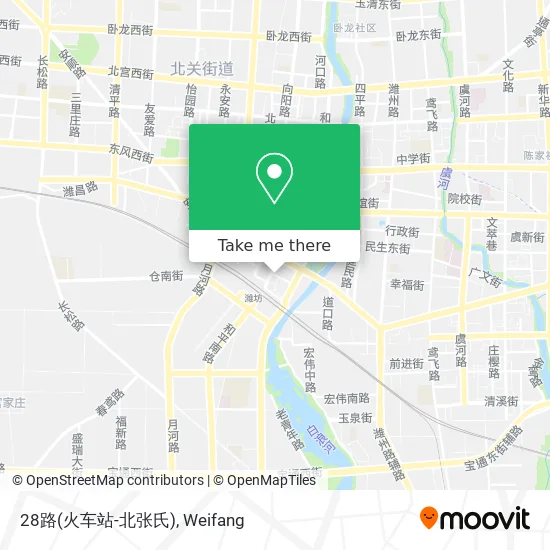 28路(火车站-北张氏) map