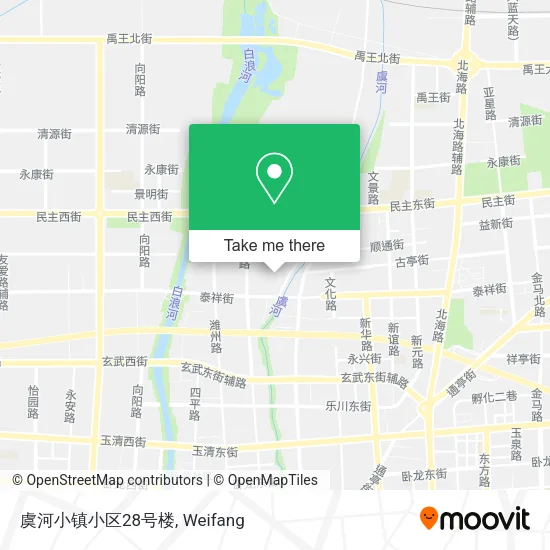 虞河小镇小区28号楼 map