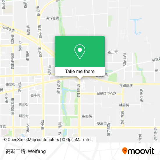 高新二路 map