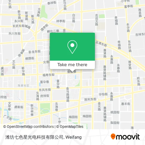 潍坊七色星光电科技有限公司 map