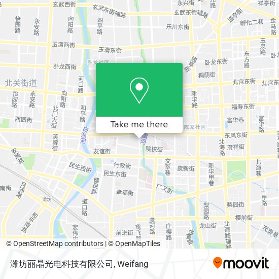潍坊丽晶光电科技有限公司 map