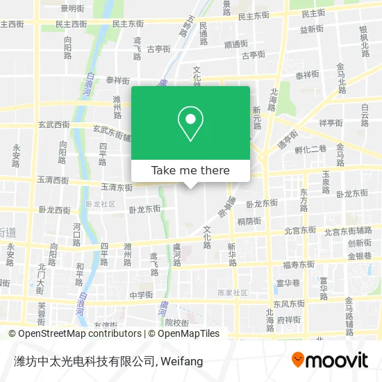潍坊中太光电科技有限公司 map