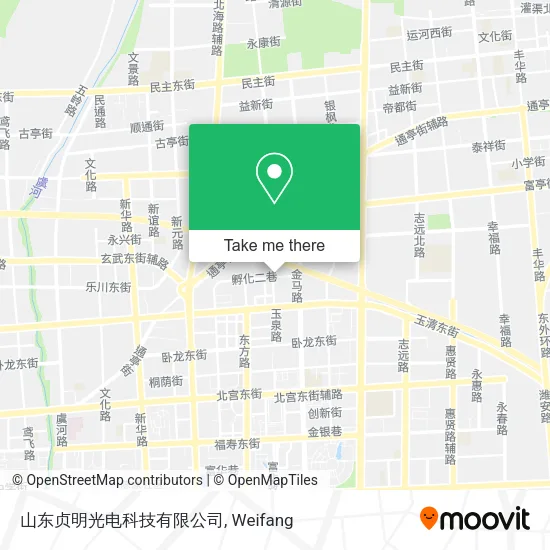 山东贞明光电科技有限公司 map