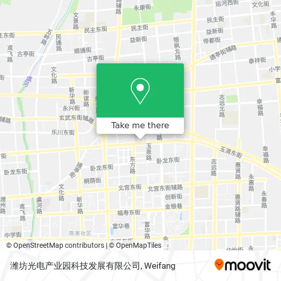 潍坊光电产业园科技发展有限公司 map