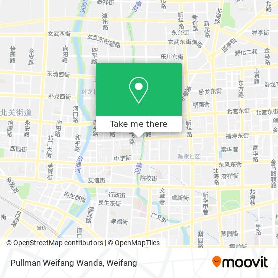 Pullman Weifang Wanda map