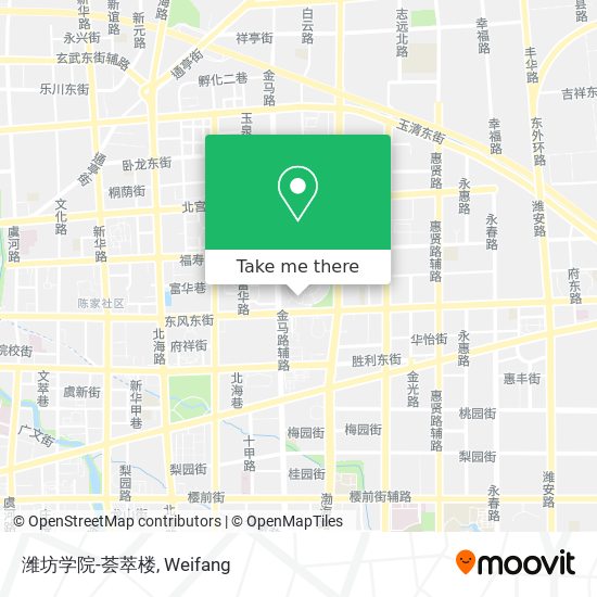 潍坊学院-荟萃楼 map