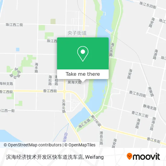 滨海经济技术开发区快车道洗车店 map