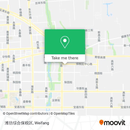 潍坊综合保税区 map