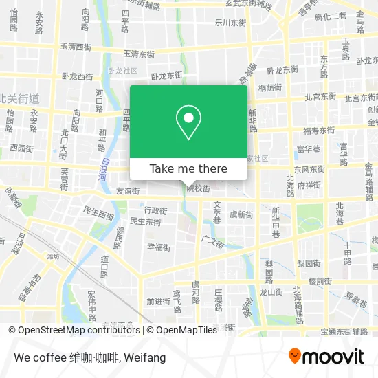 We coffee 维咖·咖啡 map