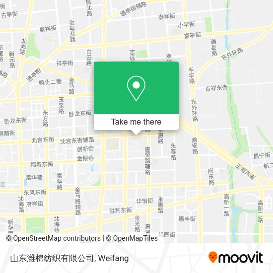 山东潍棉纺织有限公司 map