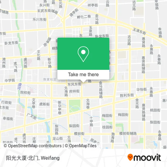 阳光大厦-北门 map