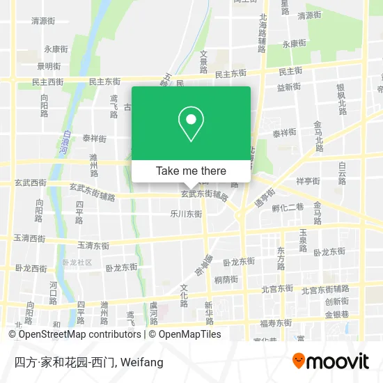 四方·家和花园-西门 map