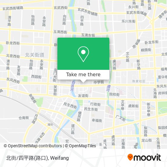 北街/四平路(路口) map