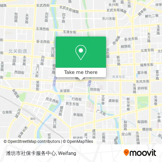 潍坊市社保卡服务中心 map
