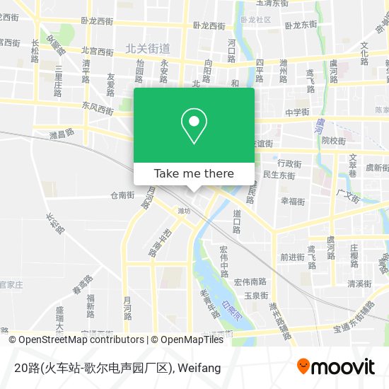 20路(火车站-歌尔电声园厂区) map