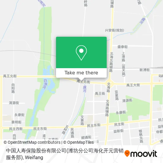 中国人寿保险股份有限公司(潍坊分公司海化开元营销服务部) map