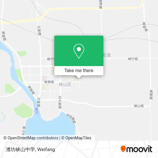 潍坊峡山中学 map