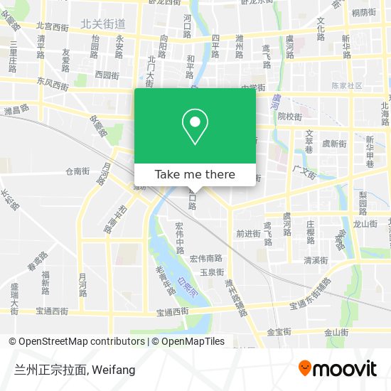 兰州正宗拉面 map