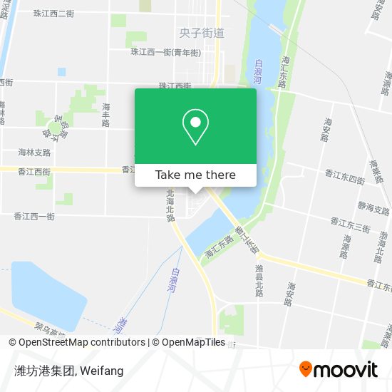 潍坊港集团 map