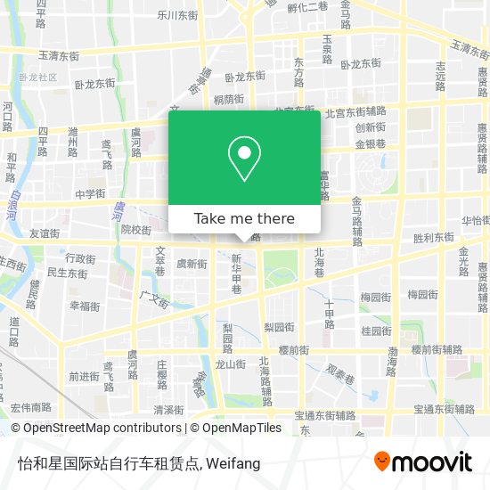 怡和星国际站自行车租赁点 map