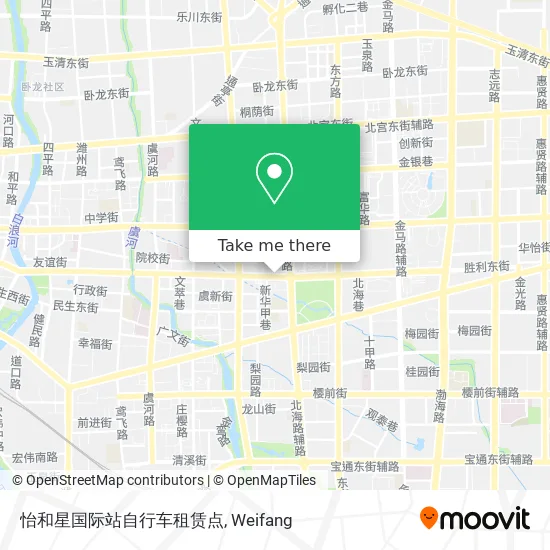 怡和星国际站自行车租赁点 map