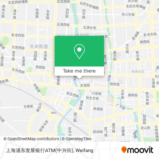 上海浦东发展银行ATM(中兴街) map