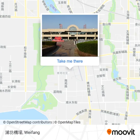 濰坊機場 map