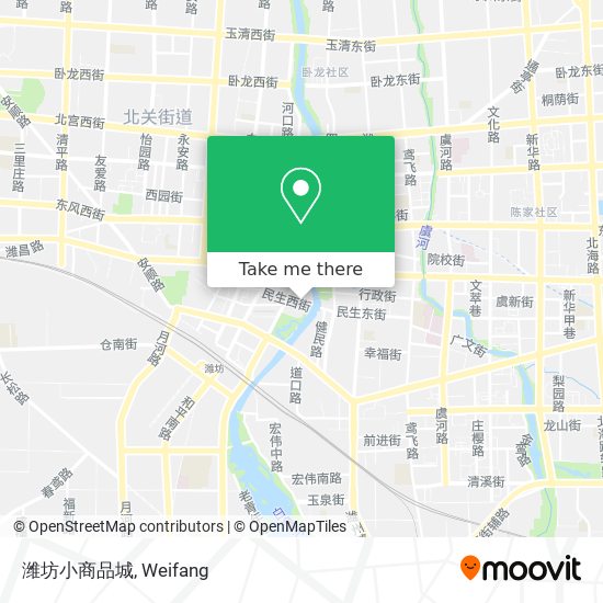 潍坊小商品城 map