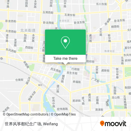 世界风筝都纪念广场 map
