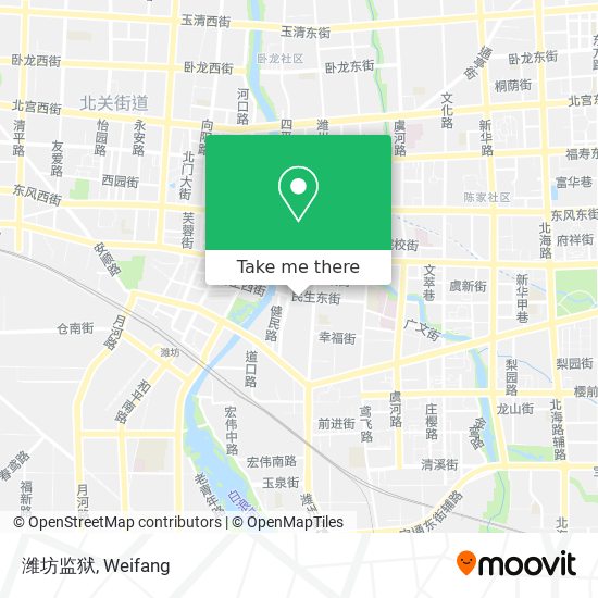 潍坊监狱 map