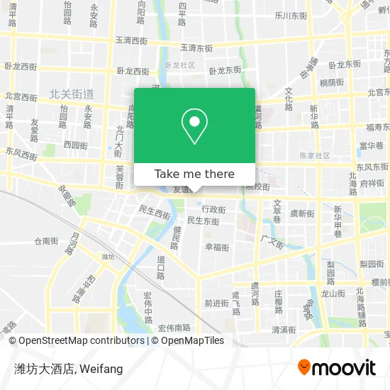 潍坊大酒店 map