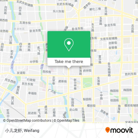 小儿龙虾 map