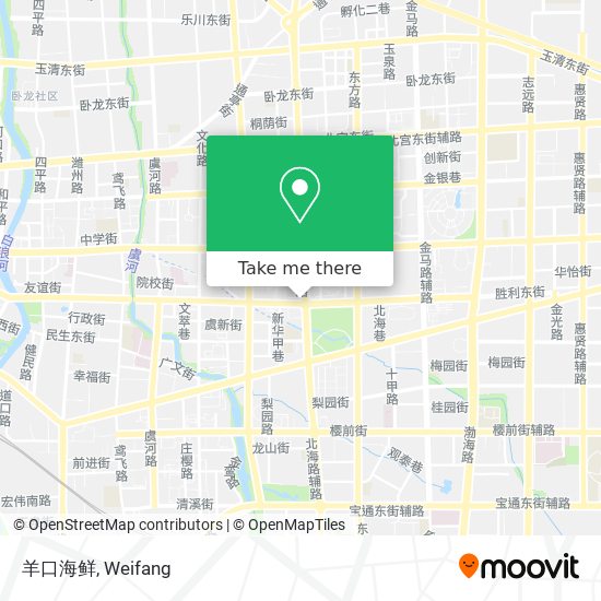 羊口海鲜 map