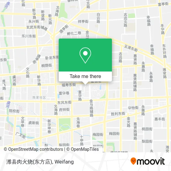 潍县肉火烧(东方店) map