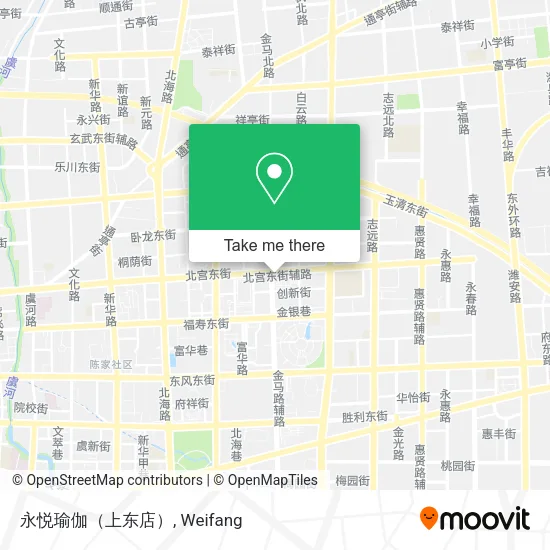 永悦瑜伽（上东店） map