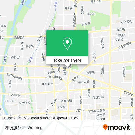 潍坊服务区 map