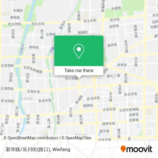 新华路/乐川街(路口) map