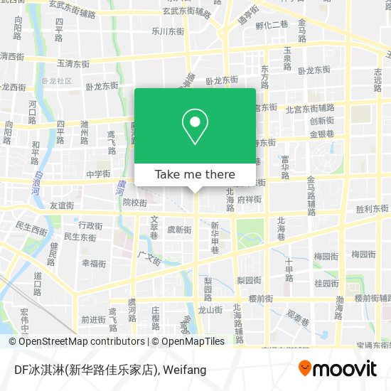DF冰淇淋(新华路佳乐家店) map