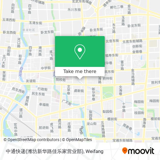 中通快递(潍坊新华路佳乐家营业部) map