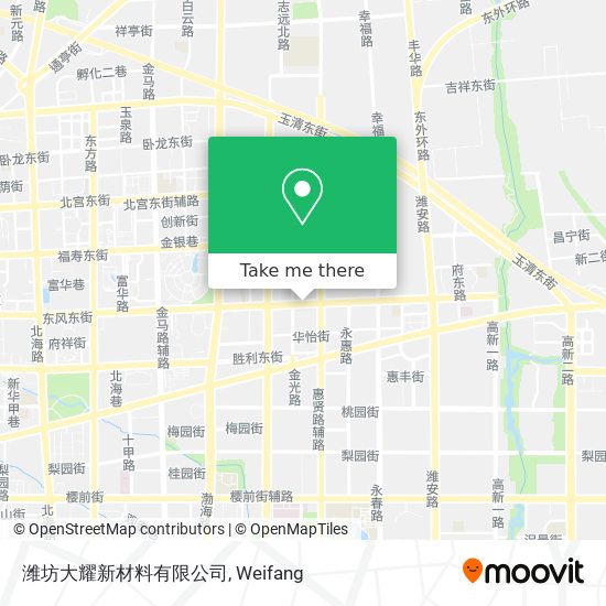 潍坊大耀新材料有限公司 map