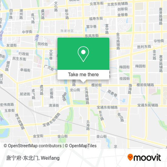 唐宁府-东北门 map