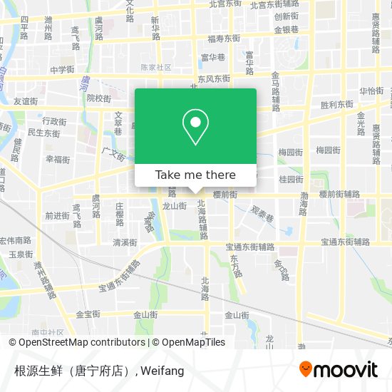 根源生鲜（唐宁府店） map