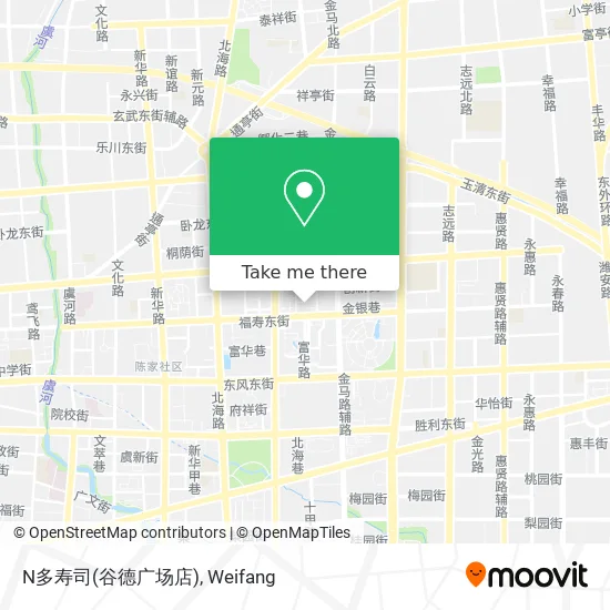 N多寿司(谷德广场店) map