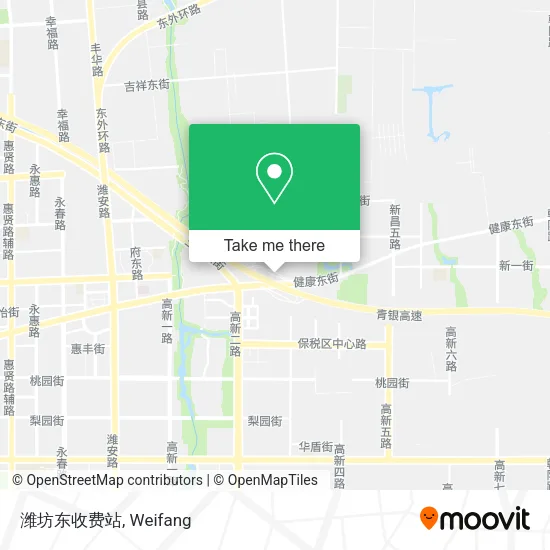 潍坊东收费站 map