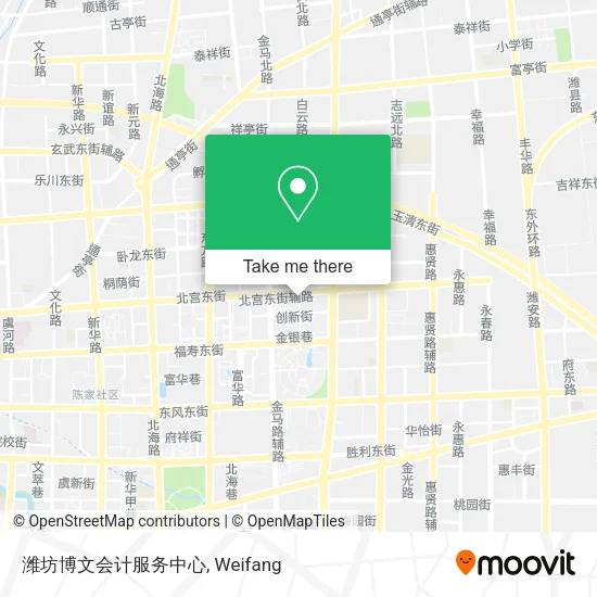 潍坊博文会计服务中心 map